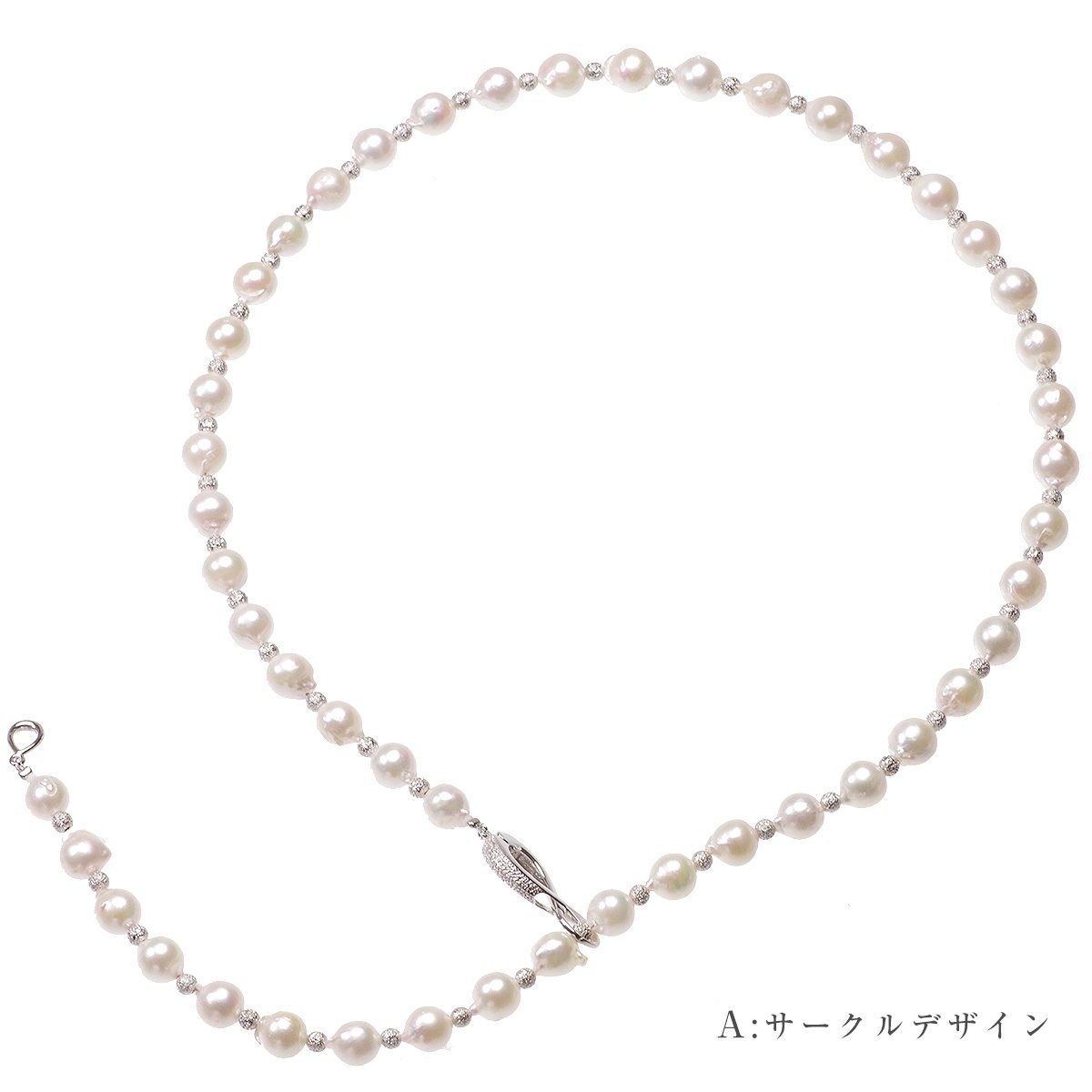 アパール ネックレス アコヤ真珠 オリジナル Ｙ字ネックレス 約7.0-8.0mm