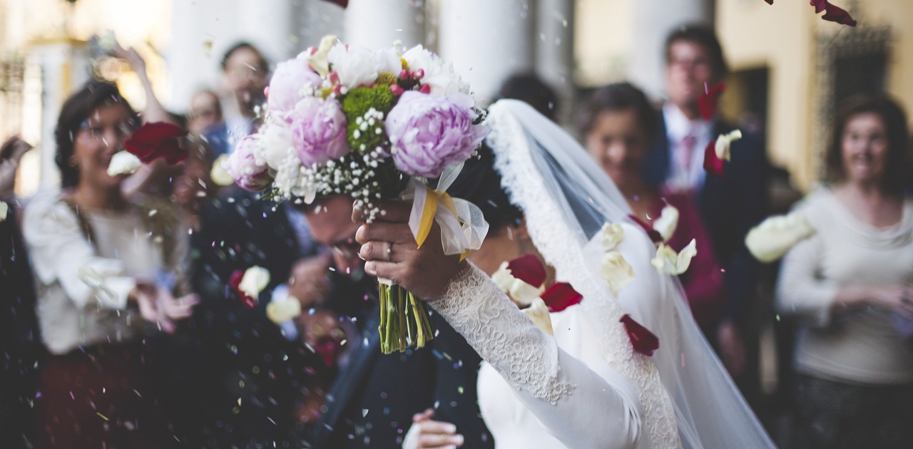 結婚式の写真