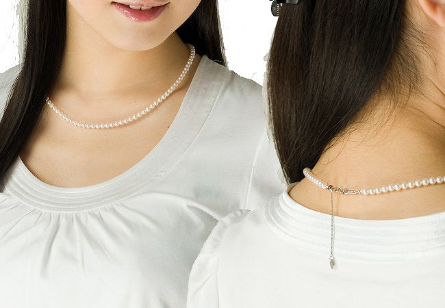 アコヤ真珠オリジナルデザインネックレス 約4.0-4.5mmの写真
