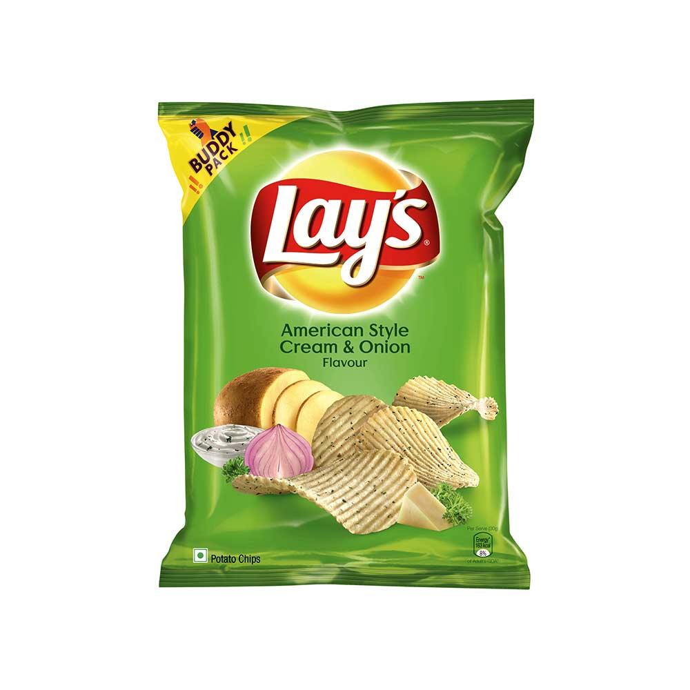 LAYS AMERCAN CREAM ONION 52 G - EasyGrocery