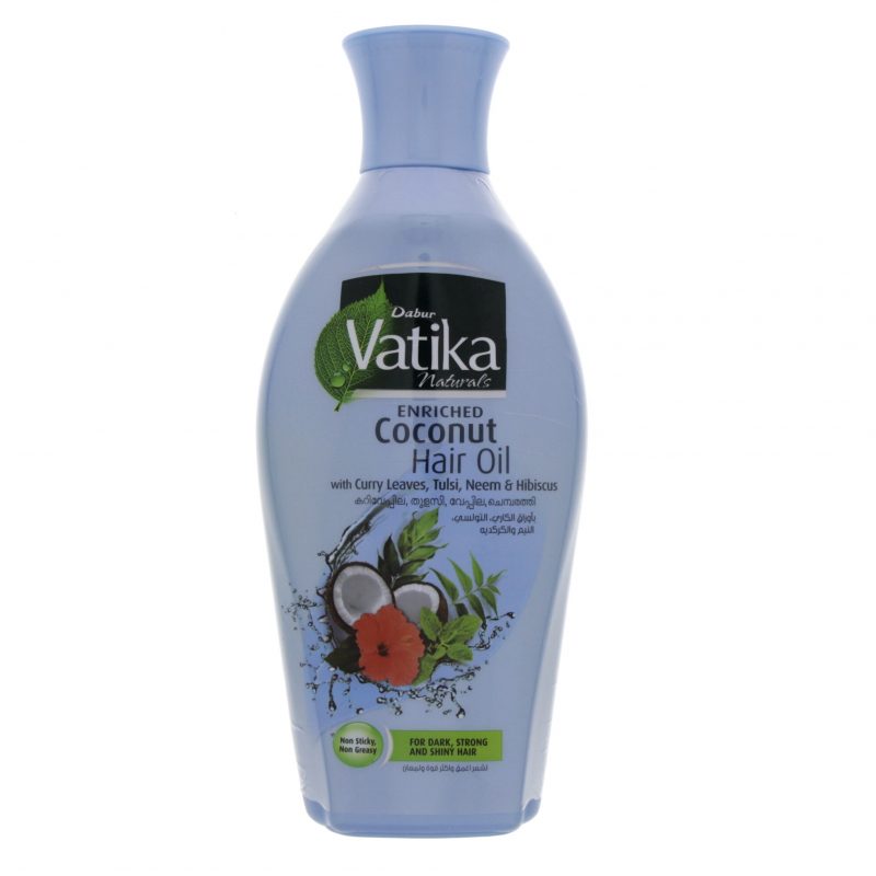 Vatika Coconut Hair Oil Enriched With Tulsi Neem Hibiscus Curry Leaves ...