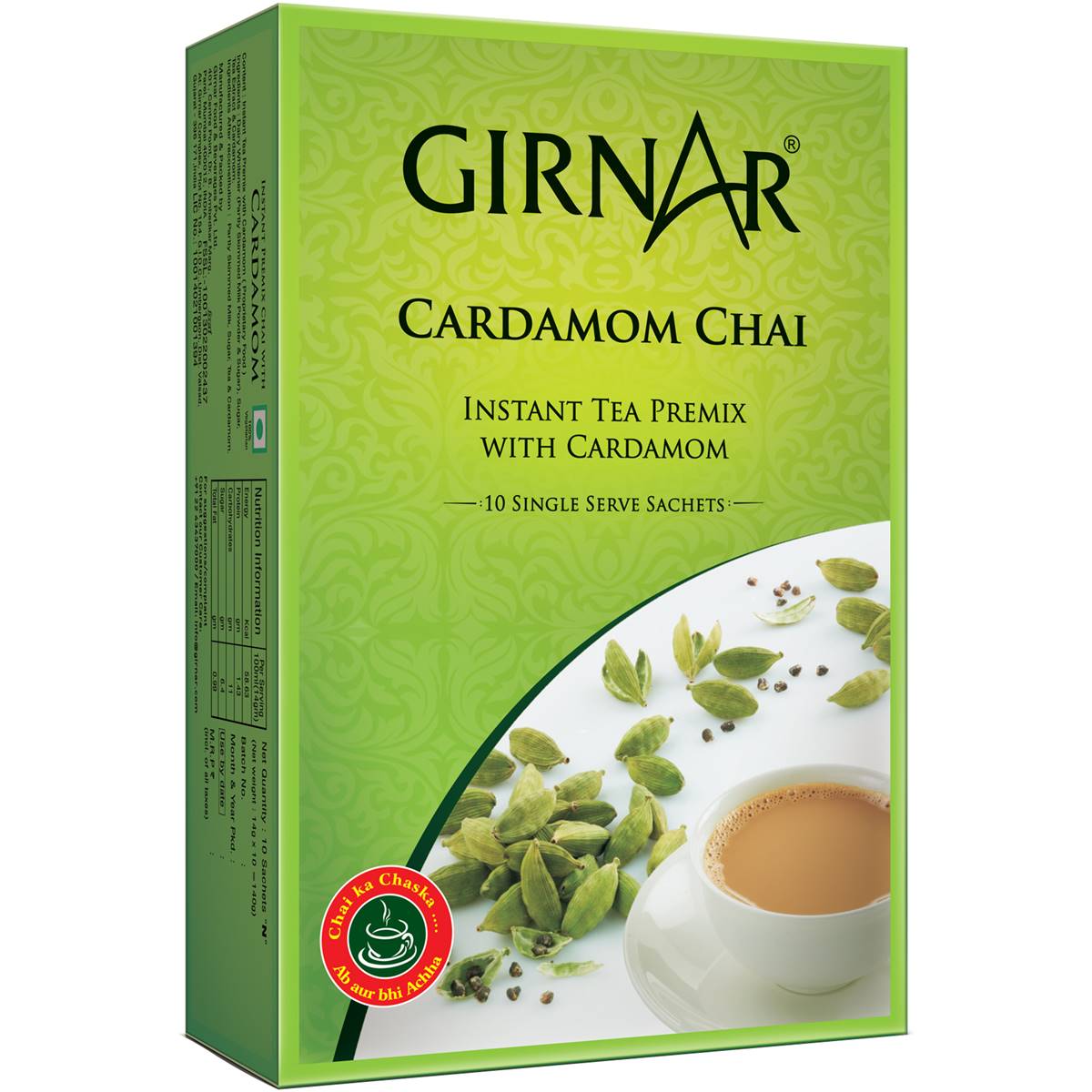 Chai ai. Girnar чай. Чай премикс с кардамоном. Instant Tea. Girnar Chai имбирь.