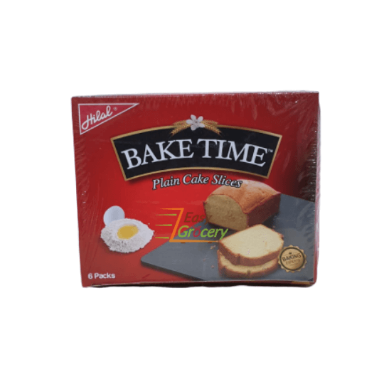 Hilal Bake Time Plain Cake Slice 6 pc EasyGrocery