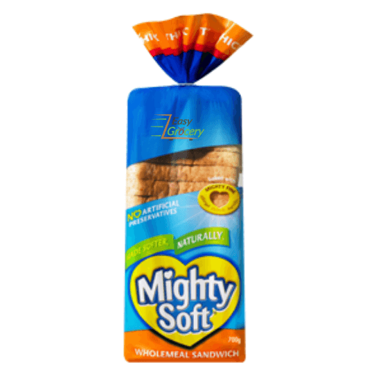 Mighty Soft Wholemeal Sandwich bread 700 gm EasyGrocery