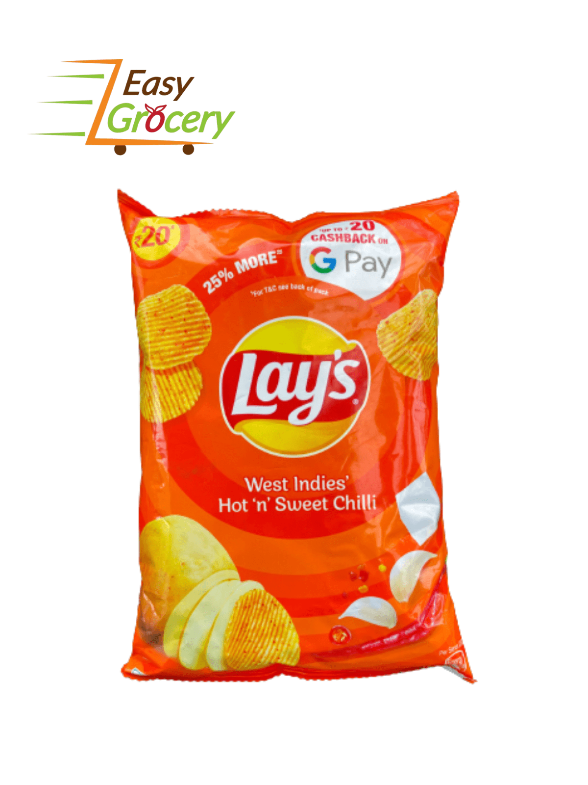 LAYS HOT & SWEET CHILLI 52GM EasyGrocery