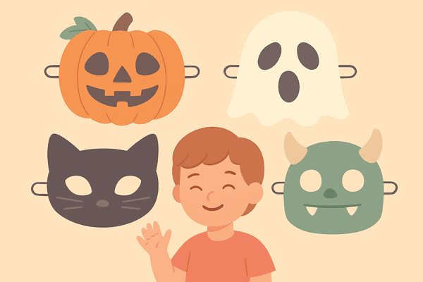 Idee per maschere di Halloween da realizzare con i bambini della scuola dell’infanzia