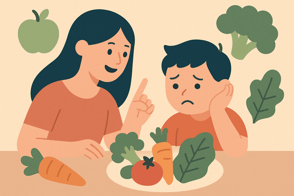 10 consigli per far mangiare le verdure ai bambini