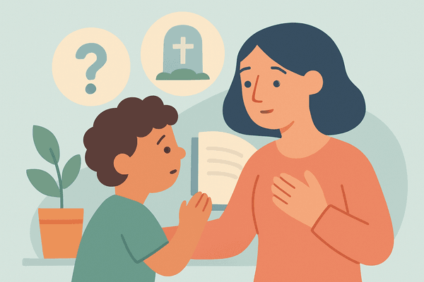 Domande sulla morte: come rispondere ai bambini di 4-5 anni