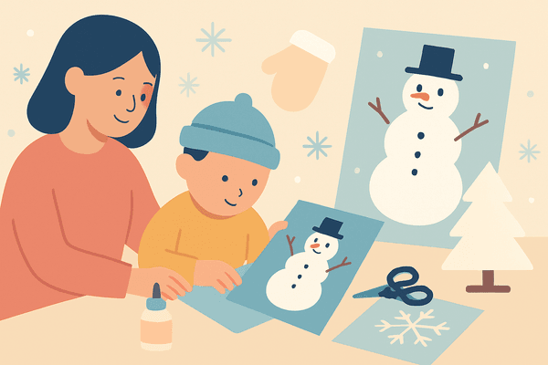 Lavoretti per l’inverno da fare con i bambini dell’asilo nido