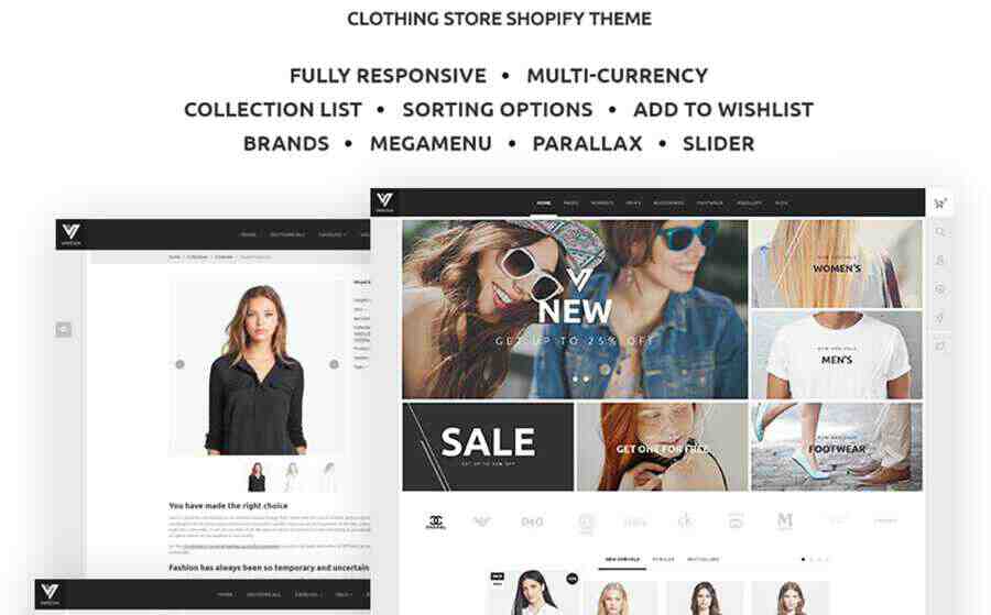 Free Apparel Responsive Shopify Theme - TemplateMonster