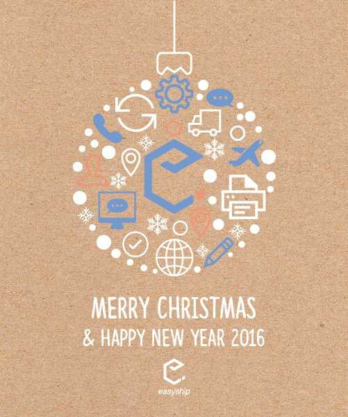Easyship Christmas card