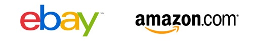 Ebay and Amazon Logos