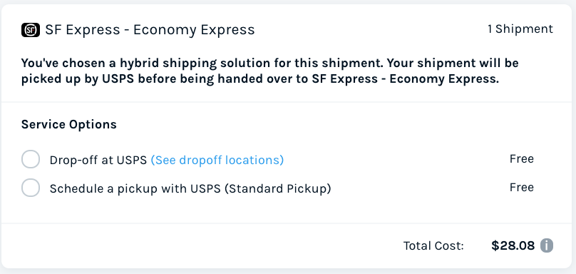 sf express tracking on ebay