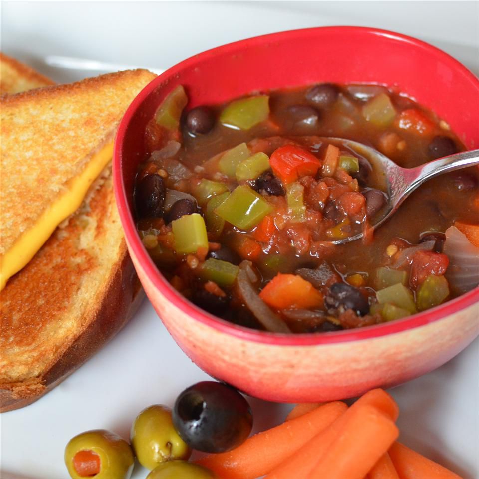 easy vegan black bean soup