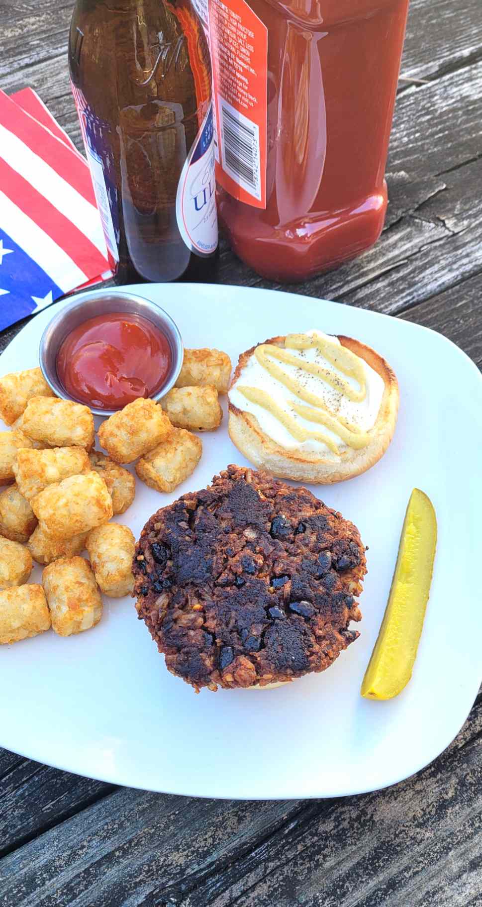 grillable vegan burger