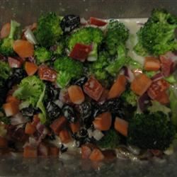 raw vegan broccoli salad