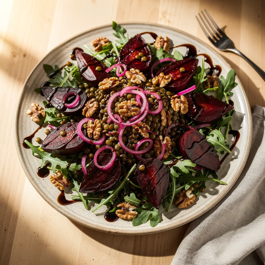 Roasted Beet & Lentil Power Salad