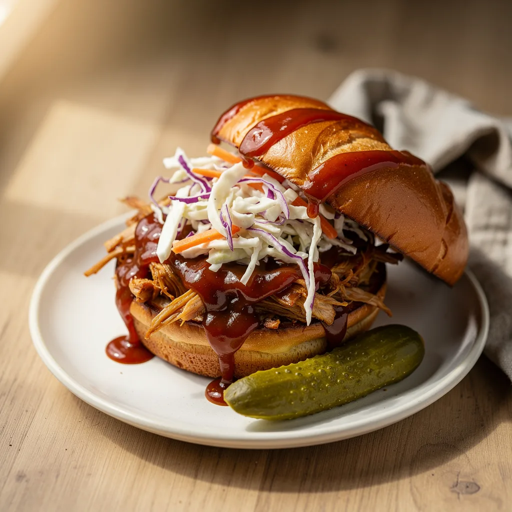 Smoky Pulled Jackfruit Sandwiches