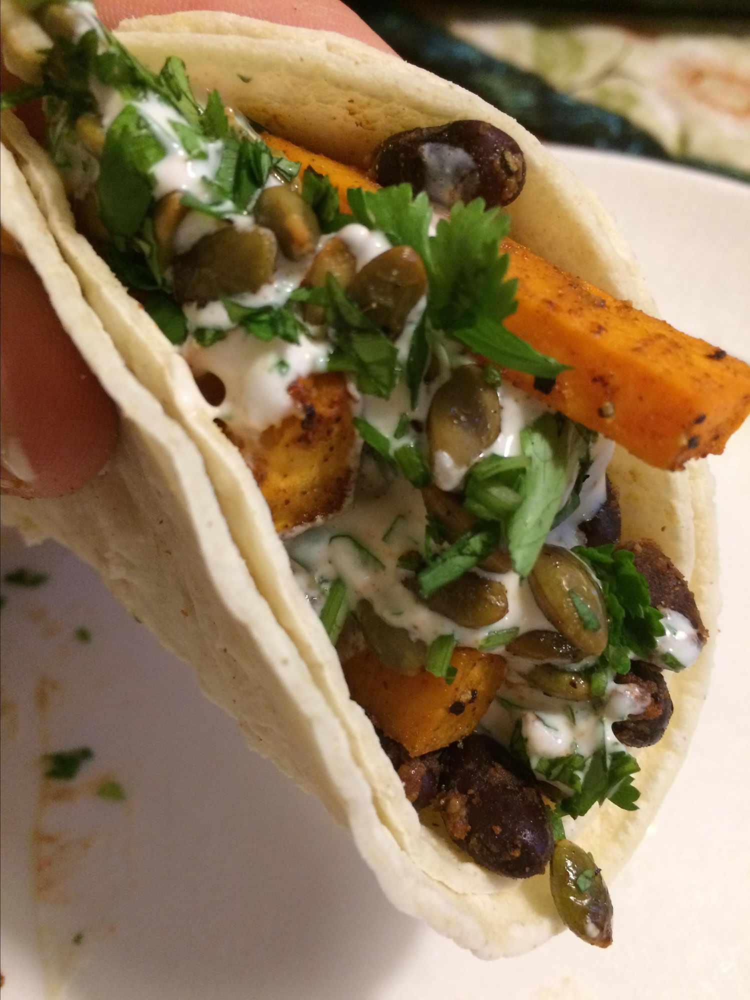 sweet potato tacos