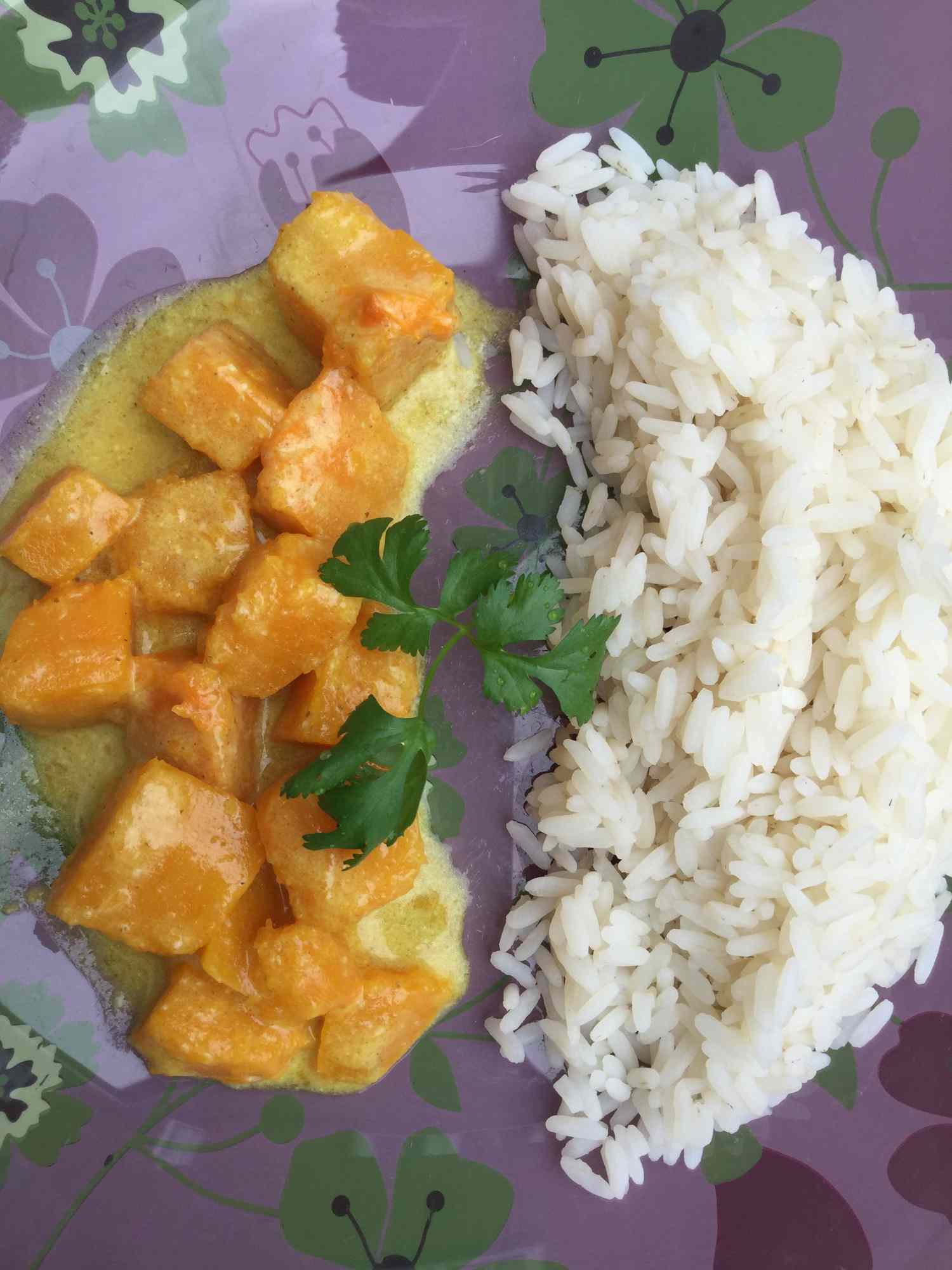 vegan butternut curry