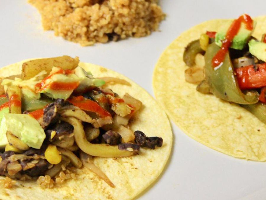 vegan fajitas