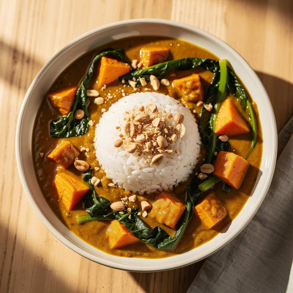 West African Peanut & Sweet Potato Stew