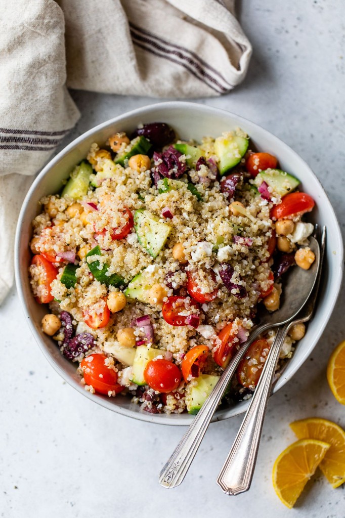 mediterranean quinoa bowl