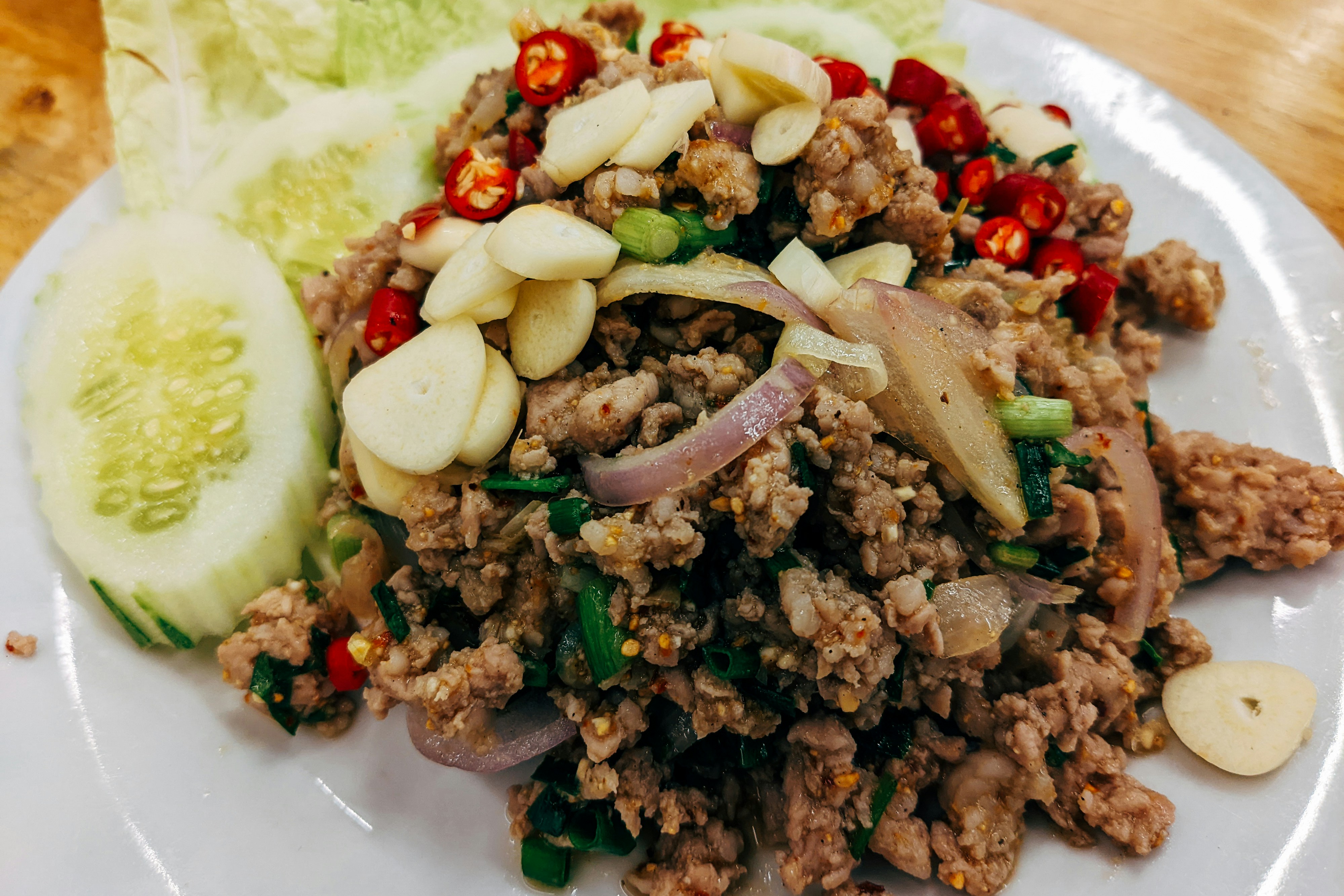 a plate of food