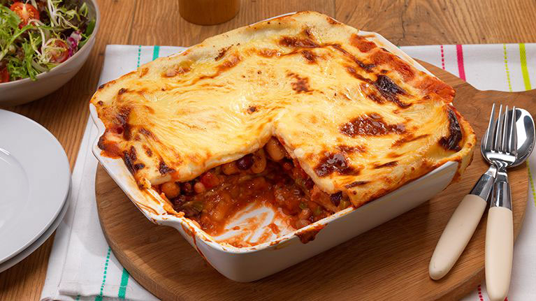 mexican bean lasagne
