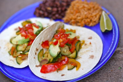 summer veg tacos