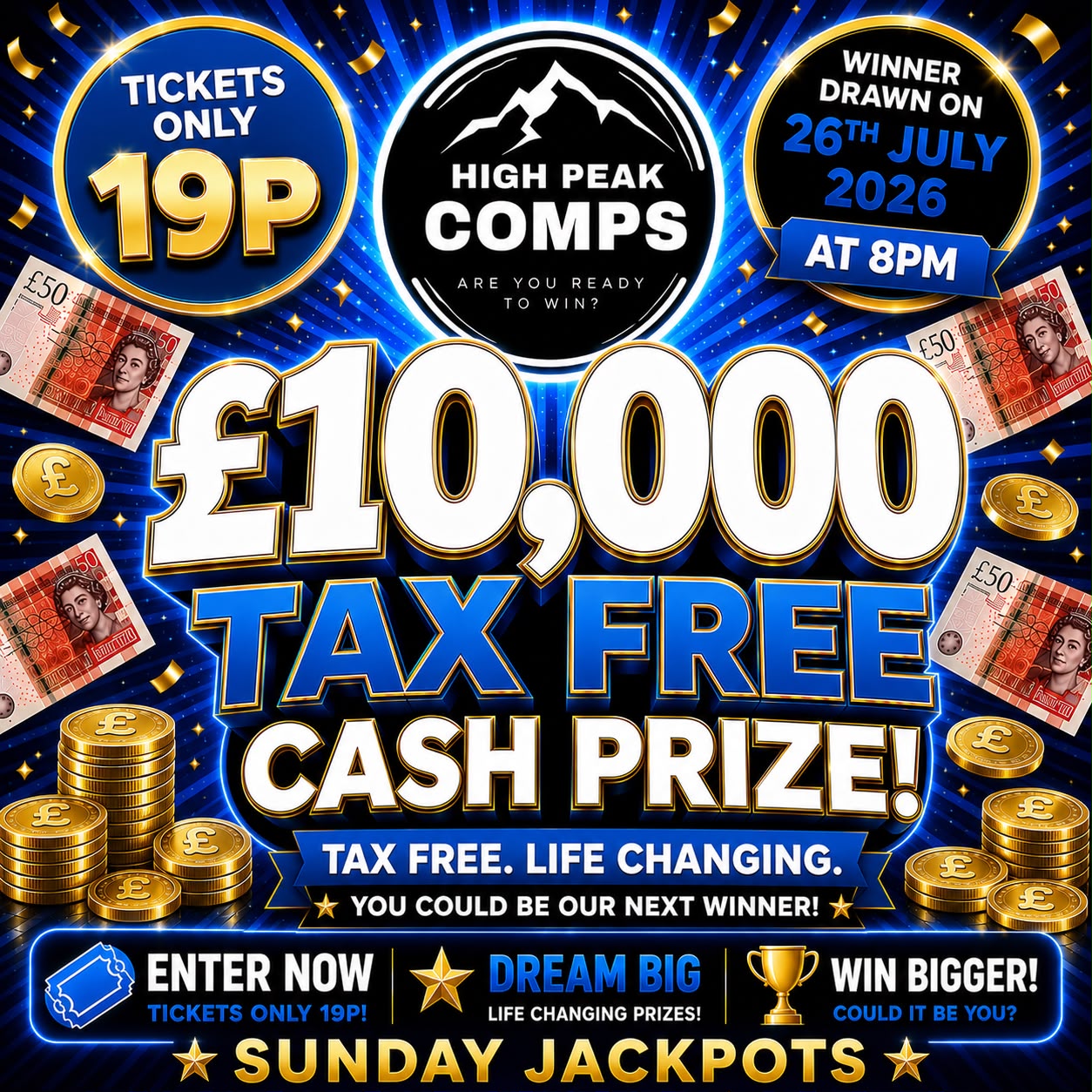 £10,000 FOR 19p!