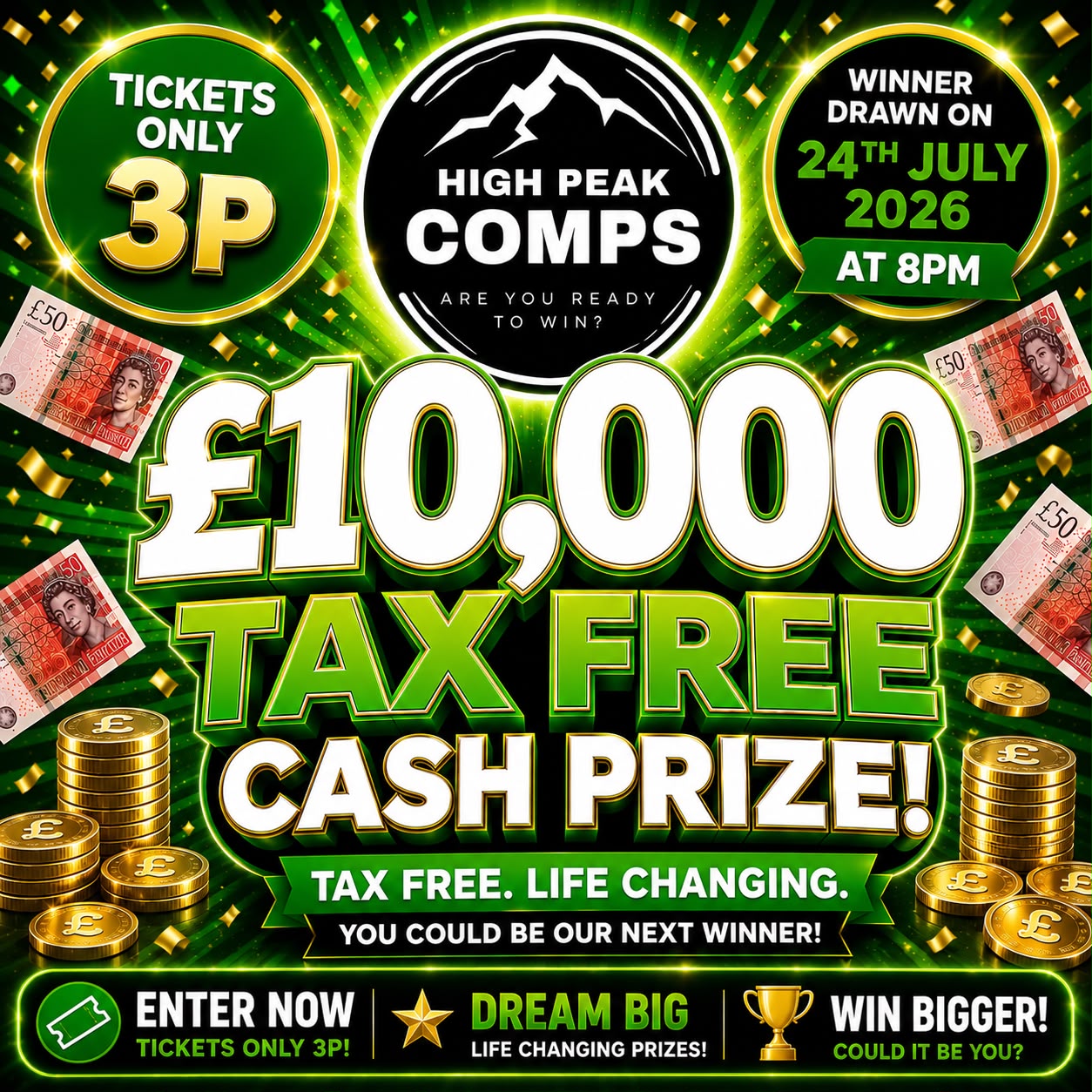£10,000 FOR 3p!
