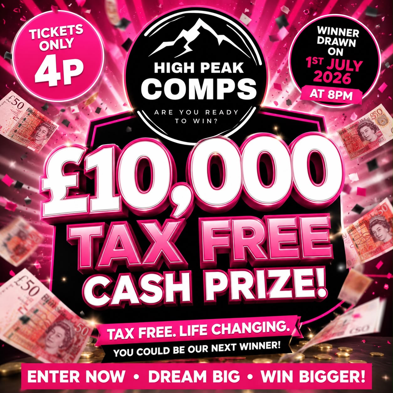£10,000 FOR 4p!