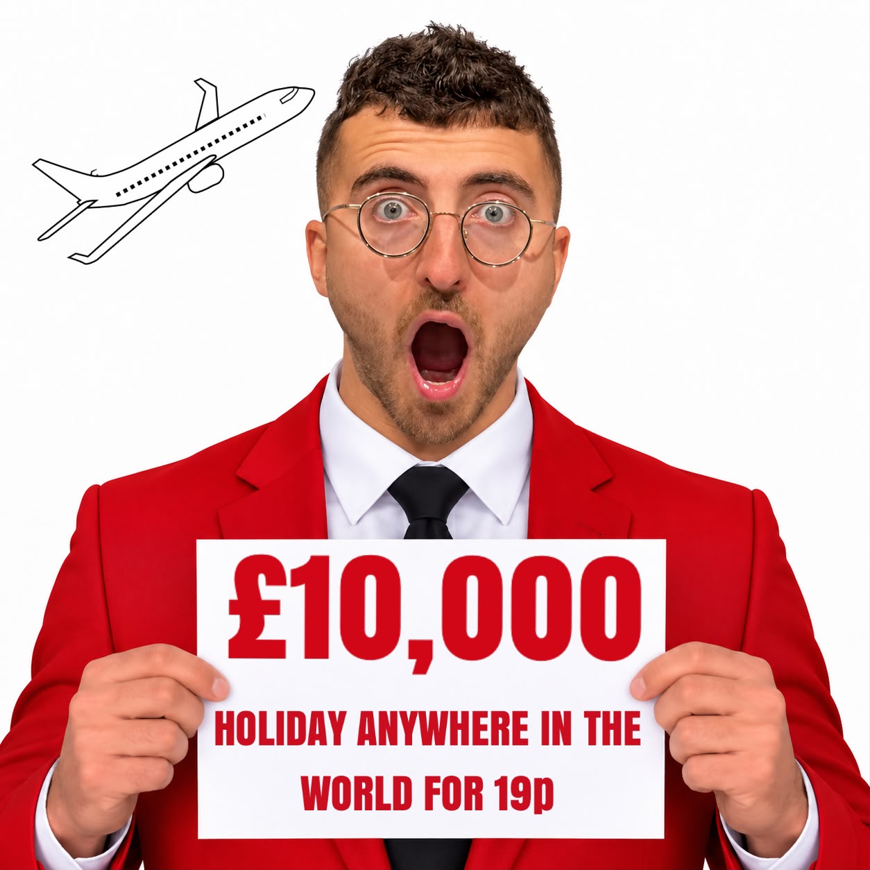 £10,000 HOLIDAY ANYWHERE IN THE WORLD!