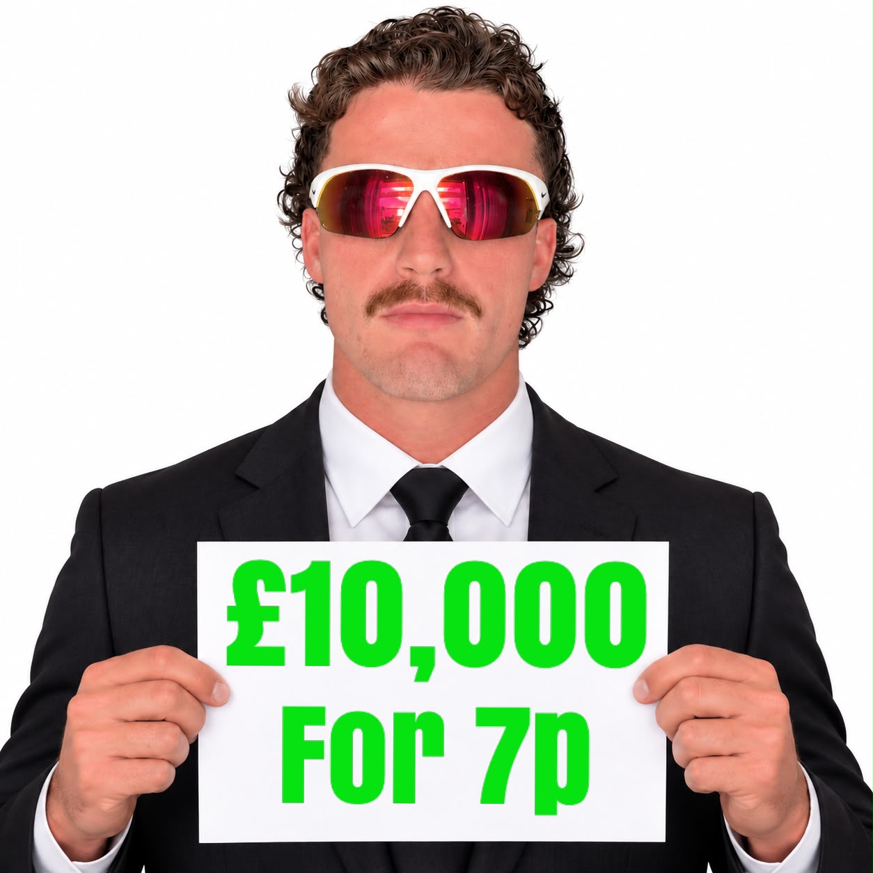 £10,000 FOR ONLY 7 PENCE!