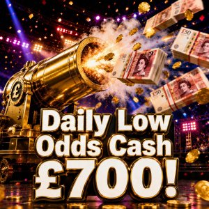 Daily Low Odds Cash - £700! #76