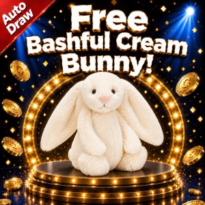 Free Bashful Cream Bunny! - Auto Draw #3