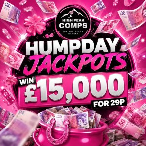 HUMPDAY JACKPOTS - £15,000 for 29p!