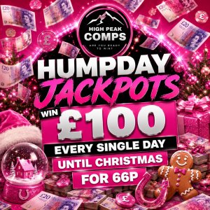 HUMPDAY JACKPOTS - £100 EVERY DAY UNTIL CHRISTMAS!