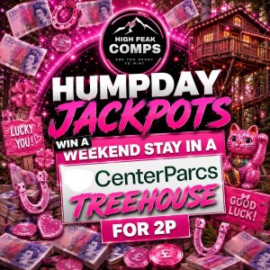 HUMPDAY JACKPOTS - CENTER PARCS TREEHOUSE STAY!