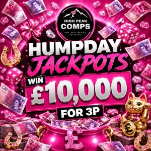 HUMPDAY JACKPOTS - £10,000 FOR 3p!