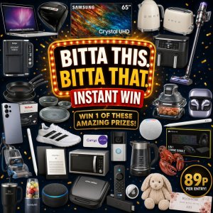 BITTA THIS, BITTA THAT INSTANT WIN!