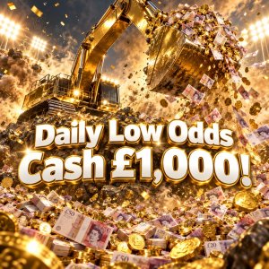 Daily Low Odds Cash - £1,000! #79