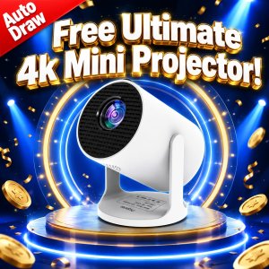 Free Ultimate 4k Mini Projector! - Auto Draw #2