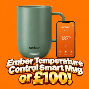 Ember Temperature Control Smart Mug or £100!