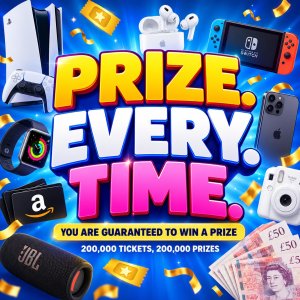 PRIZE EVERY TIME INSTANT WIN!