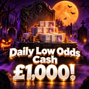 Daily Low Odds Cash - £1,000! #84