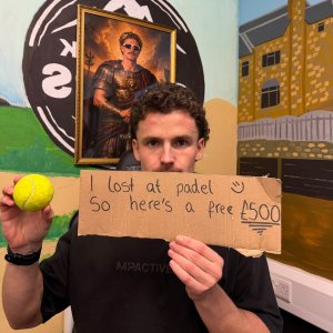 FREE £500 COS I SUCK AT PADEL