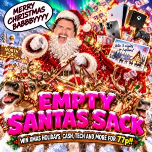 EMPTY SANTAS SACK!