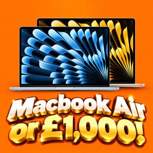 MacBook Air or £1,000!